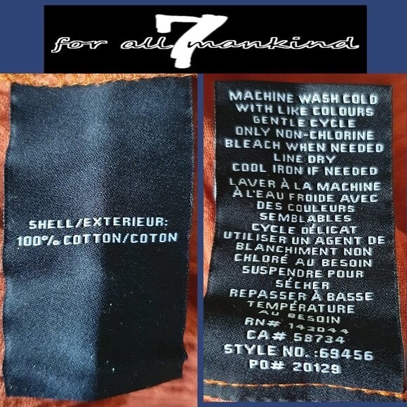 7 For All Mankind NEW Prairie Boho Tiered V-Neck Maxi Dress S - Picture 10 of 11